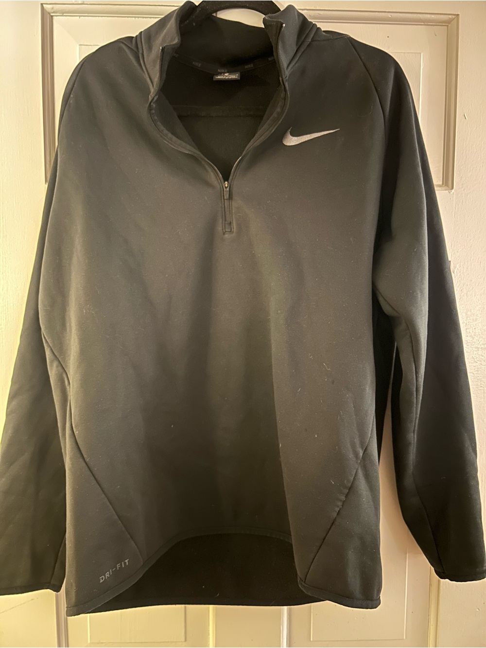Nike Men’s Black Half-Zip Dri-FIT Pullover